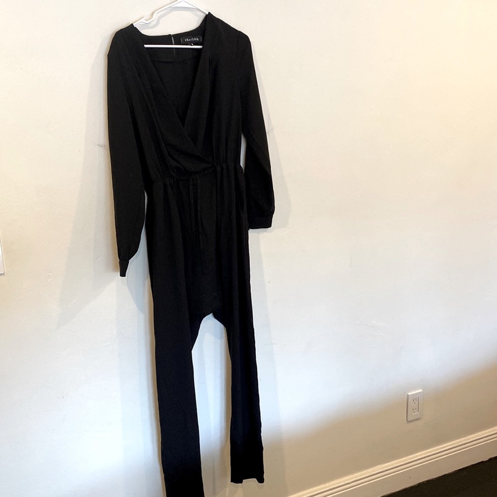 The Fifth long sleeve black jumpsuit